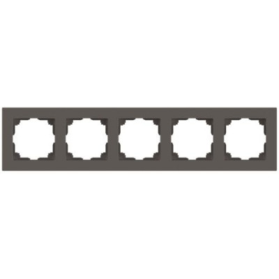 Рамка 5-м СП Accent 6-505-09 титан Intro Б0063739