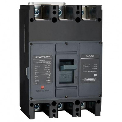 Выключатель автоматический в литом корпусе PDE HCB400F-DC-350/3 350А 3P 30кА SmartWatt 4512020500072