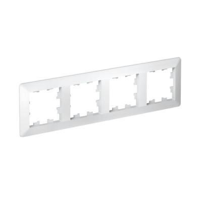 Рамка 4-м AtlasDesign Air бел./дым. бел. SE ATN220104