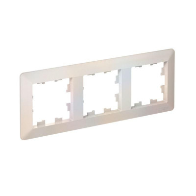 Рамка 3-м AtlasDesign Air жемчуж./дым. бел. SE ATN220403