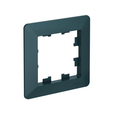 Рамка 1-м AtlasDesign Air изумруд/дым. черн. SE ATN220801