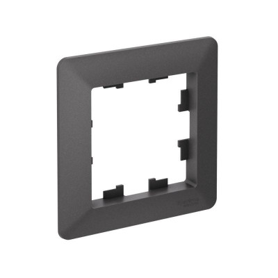 Рамка 1-м AtlasDesign Air базальт/дым. черн. SE ATN221401