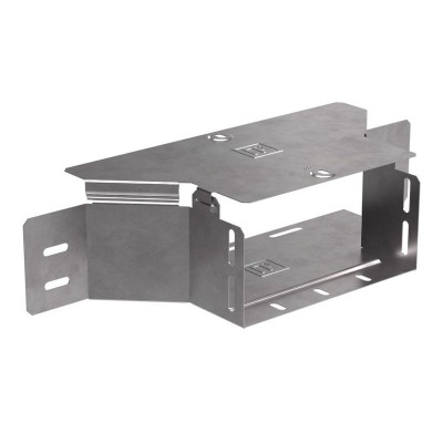 Ответвитель для лотка горизонтальный 200х100 с крышкой Стандарт Промрукав PR16.1181