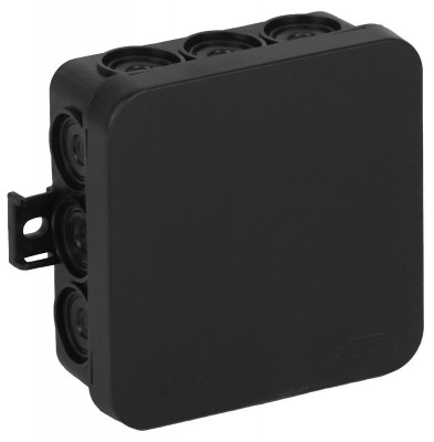 Коробка распределительная ОП Тусо 85х85х35мм УХЛ1 черн. Ruvinil 67093Ч