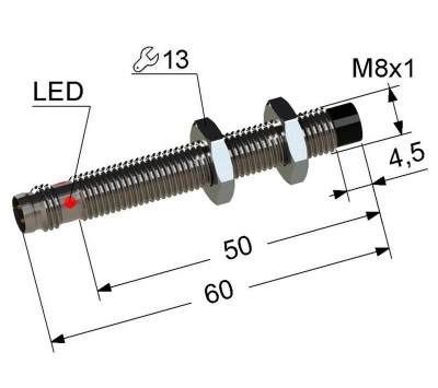 Выключатель бесконтактный PS2-08M60-3N31-C3 МЕГА-К A8010-02838827