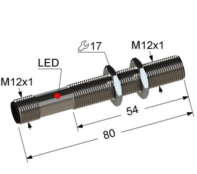 Выключатель бесконтактный PS2-12M80-2B74-C27 (ВБ2.12М.80.2.7.4.С27) МЕГА-К A8010-82691160