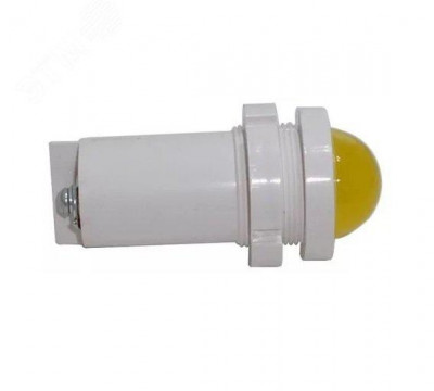 Лампа светодиодная СКЛ-14Б-Ж-1-24 24В пост. диаметр посадочного отверстия 22мм УХЛ2.1 желт. Реле и Автоматика A8021-34122543