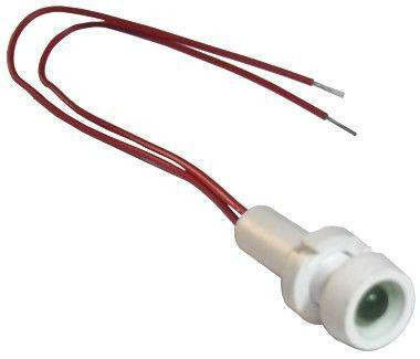 Лампа светодиодная СКЛ-15.1А-Л-2-24 выводы гибкие под пайку 24В 50Гц/пост. диаметр посадочного отверстия 8мм УХЛ2.1 зел. Реле и Автоматика A8021-78105657