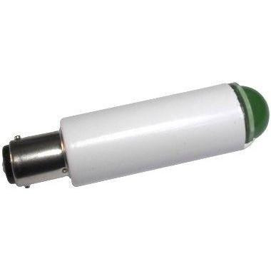 Лампа светодиодная СКЛ-1А-Л-2-220 220В 50Гц/пост. цоколь B15d/18 УХЛ2.1 зел. Реле и Автоматика A8021-78103684