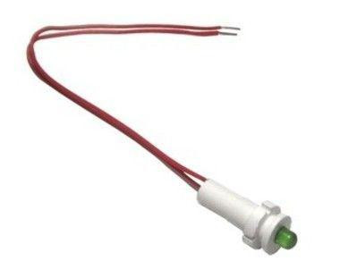 Лампа светодиодная СКЛ-17.1А-Л-2-24 выводы гибкие под пайку 24В 50Гц/пост. диаметр посадочного отверстия 8мм УХЛ2.1 зел. Реле и Автоматика A8021-78105572