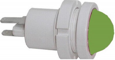 Лампа светодиодная СКЛ-12Б-Л-2-220 220В 50Гц/пост. диаметр посадочного отверстия 22мм УХЛ2.1 зел. Реле и Автоматика A8021-78106326