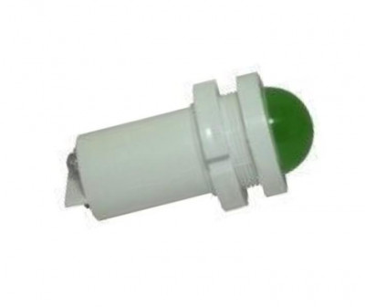 Лампа светодиодная СКЛ-14Б-Л-2-220(Р) с порогом срабатывания 140В 220В 50Гц/пост. диаметр посадочного отверстия 22мм УХЛ2.1 зел. Реле и Автоматика A8021-80072909