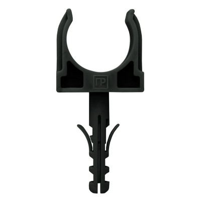 Крепеж-клипса с дюбелем в малой упаковке d32мм черн. (уп.10шт) Промрукав PR13.0306