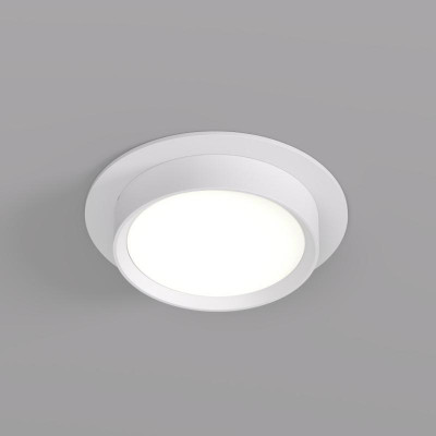 Светильник FLAT 15Вт GX53 IP20 LED встраив. алюм. бел. DENKIRS 772618