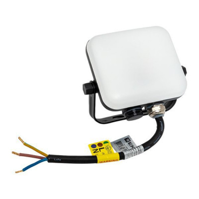 Прожектор светодиодный СДО-4001 10Вт 4000К IP65 с равномерной засветкой LUMA EKF FLL-4001-10-4000