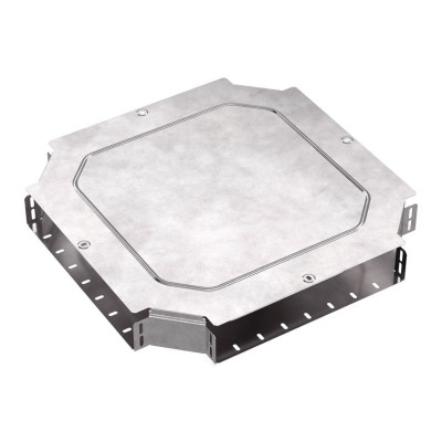 Ответвитель для лотка Х-образ. 400х80 с крышкой Стандарт Промрукав PR16.0641