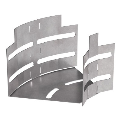 Угол для лотка горизонтальный изменяемый 0-45град. 100х80 Стандарт Промрукав PR16.0983