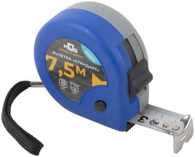 Рулетка Стандарт 7.5мх25мм MOS 16987М