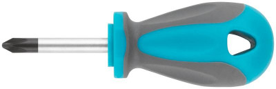 Отвертка CrV сталь прорезиненная ручка PH2х38мм MOS 53700М