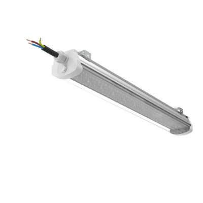 Светильник светодиодный ДСП WP 20 C 20W N 840 L600 600х74х60мм 20Вт 4000К IP66 пылевлагозащ. бел. Русский Свет 27072023727