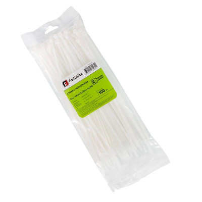 Хомут нейлоновый КСС MULTILOCK 4х250 бел. (уп.100шт) Fortisflex 102303