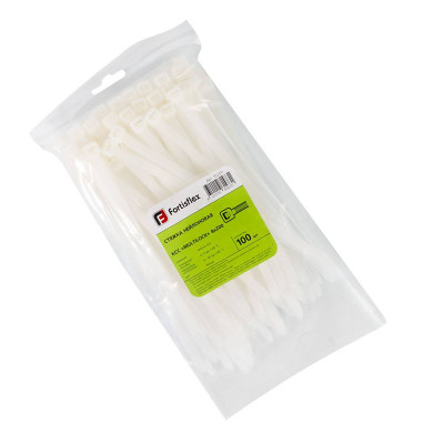 Хомут нейлоновый КСС MULTILOCK 8х200 бел. (уп.100шт) Fortisflex 102311