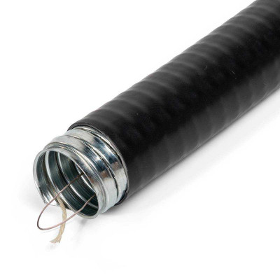 Металлорукав толстостенный МГ HEAVY DUTY 32 с протяжкой (уп.25м) Fortisflex 88406