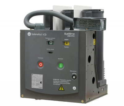 Выключатель вакуумный VAR 10кВ 1600А 31.5кА MCH AC/DC 220В MX/XF AC/DC 220В 210мм 58-конт. разъем стац. SE VAR10F1631V2V2MAAAA