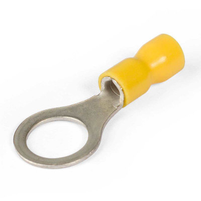 Наконечник кольцевой изолированный НКИ с ПВХ манжетой 6.0–4 желт. (уп.100шт) Промрукав PR08.10412