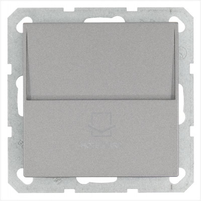Выключатель карточный 10А IP20 отельный механизм алюм. Jasmart G6209S