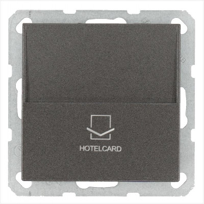 Выключатель карточный 10А IP20 отельный механизм мокко Jasmart G6209Z