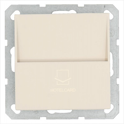 Выключатель карточный 10А IP20 отельный механизм тауп Jasmart G6209T