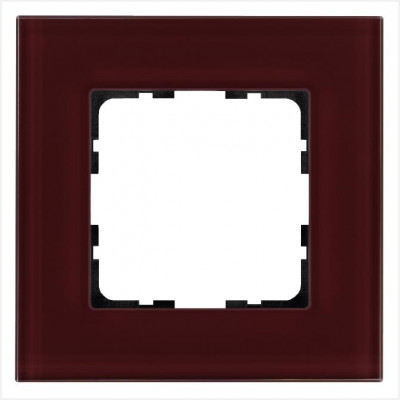 Рамка 1-м G-Glass стекло гранат. JasmartG1001GH