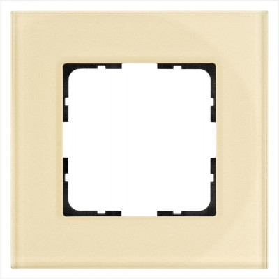 Рамка 1-м G-Glass стекло шампань Champagne Gold Jasmart G1001GG
