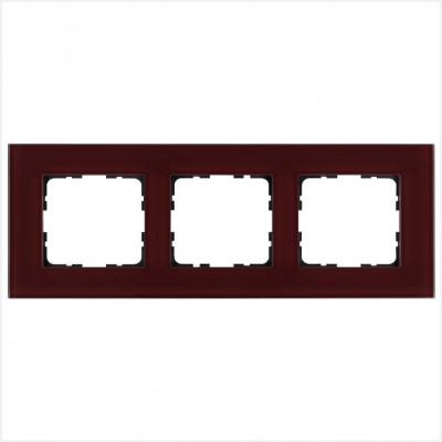 Рамка 3-м G-Glass стекло гранат. JasmartG1003GH
