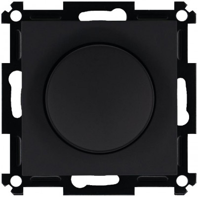 Светорегулятор поворотно-нажимной универс. (диммер) 3-500Вт LED 3-250Вт HV - 500Вт механизм бел. Jasmart G4012PB-500RV