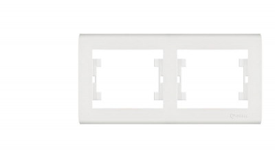 Рамка 2-м Manolya горизонт. бел. Makel 41001702