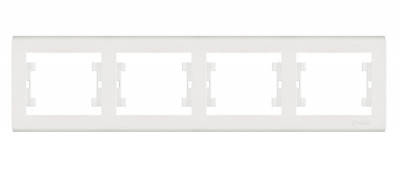 Рамка 4-м Manolya горизонт. бел. Makel 41001704