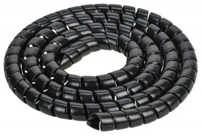 Спираль монтажная СПГ-25 черн. (уп.2м) IEK USWB1-25-02-K02