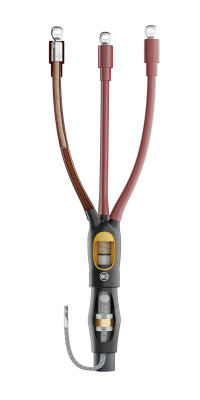 Муфта кабельная концевая наружн. уст. 10кВ HT1P-12/3x150-240L16 (3КНтп-10-150-240) бумажн. изоляция; с болтов. наконечн.; ППД НИЛЕД 16000717