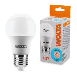 Лампа светодиодная 7Вт 6500К E27 WOLTA 25W55BL7E27
