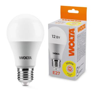 Лампа светодиодная 12Вт 3000К E27 WOLTA 25Y60BL12E27