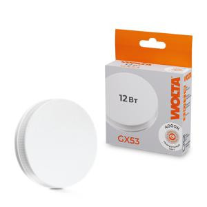 Лампа светодиодная 12Вт 4000К GX53 WOLTA 25S75R12GX53