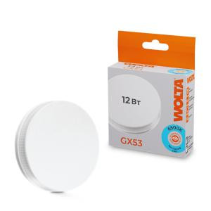 Лампа светодиодная 12Вт 6500К GX53 WOLTA 25W75R12GX53