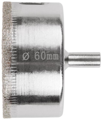 Коронка кольцевая алмазная по кафелю и стеклу 60х50мм КУРС 16294