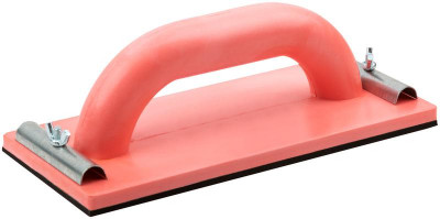 Терка для наждачной бумаги 230х105мм с метал. прижимом пластик. КУРС 39728