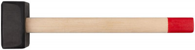 Кувалда кованая 6кг деревянная ручка в сборе КУРС 45026