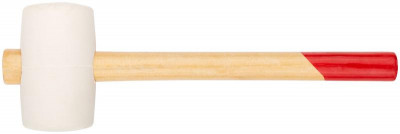 Киянка 60мм 450г деревянная ручка резиновая бел. КУРС 45333