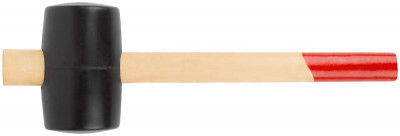 Киянка 70мм 750г деревянная ручка резинов. КУРС 45375
