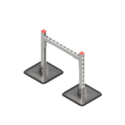 Конструкция опорная для горизонт. прямоугол. воздуховодов и метал. лотков кабеленесущих систем TECHNORAPTOR STEELFOOT 500х500 KM-TR-STF-SSHRAD-500-500 КМ TR0165
